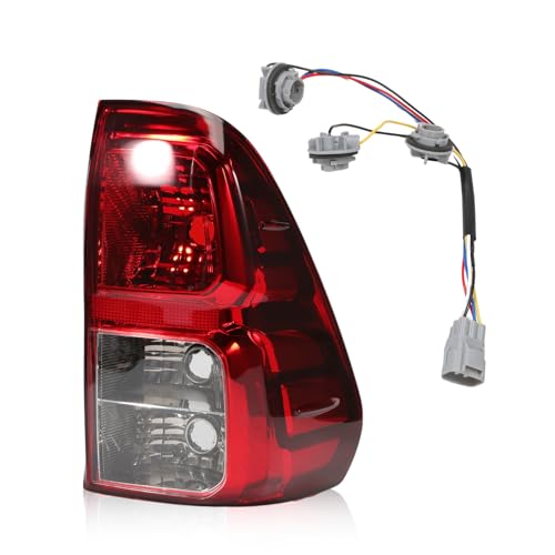 Anlseiod Rücklicht rechts für Toyota für Hilux für Pickup 2015-2018 Heckleuchte Rechts Auto mit Kabelbaum Bremslicht hinten von Anlseiod