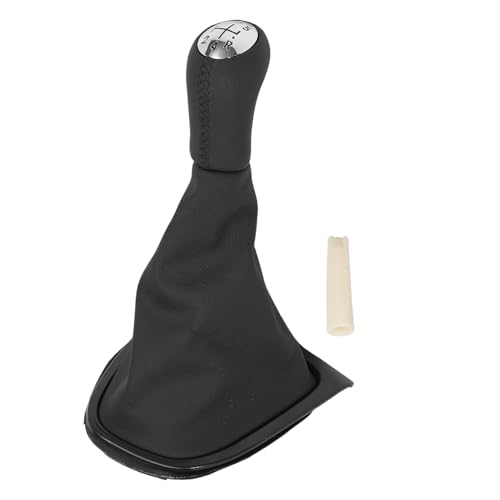 Anlseiod Schaltknauf für Clio 4 2012-2020 5 Gänge, Schaltsack aus Kunstleder + Schalthebel, Schaltsack mit Rückwärtsgang für Clio IV M egane MK4 Kadjar Talisman von Anlseiod