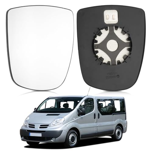 Anlseiod Spiegelglas links kompatibel mit Renault Trafic MK2 O-Pel Vivaro A Nissan Primastar 2001-2014 beheizter Spiegelglas 9636600QAH Anlseiod Spiegelglas links kompatibel mit Renault Trafic MK2 O-Pel Vivaro A Nissan Primastar 2001-2014 beheizter Spiegelglas 9636600QAH von Anlseiod
