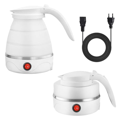 Anluomania Wasserkocher Faltbare, Elektrischer Wasserkocher, Silikon Reisewasserkocher, Wasserkessel Tragbarer, 0,6 Liter, 600 W, BPA-frei, Schnelles Kochen, Silikon, für Küche Reise Camping Outdoor Anluomania Wasserkocher Faltbare, Elektrischer Wasserkocher, Silikon Reisewasserkocher, Wasserkessel Tragbarer, 0,6 Liter, 600 W, BPA-frei, Schnelles Kochen, Silikon, für Küche Reise Camping Outdoor von Anluomania