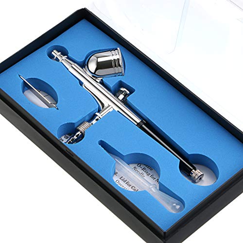 Airbrush-Set, Schwerkraftvorschub, Dual-Action, für Kunsthandwerk, Farbe, Hobbymodell, Körper, Nagelluftpinsel, 0,3 mm, 7 cc von Anmas Power