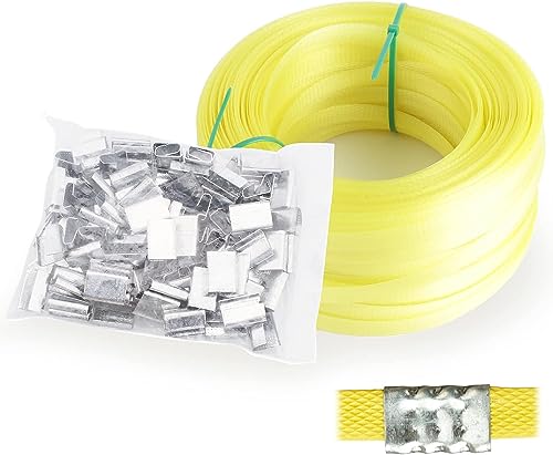 Verpackung Umreifung Eisen Blatt Umreifung Clips mit Verpackungsschnallen, Verpackung Riemen und Kabelbinder Manuelle Umreifung Werkzeug Kit 100m PP Gurtband Verpackung Umreifung Eisen Blatt Umreifung Clips mit Verpackungsschnallen, Verpackung Riemen und Kabelbinder Manuelle Umreifung Werkzeug Kit 100m PP Gurtband von Anmas Power