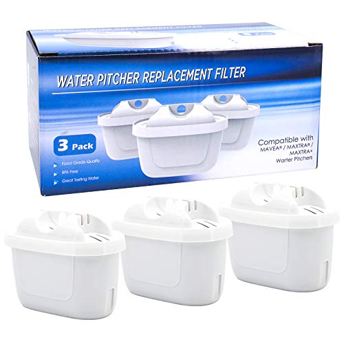 Anmumu 1001122 Ersatzfilter für Mavea 1001122 Maxtra und Levoit Wasserfilterkartuschen mit Blei- und Arsenentfernung, 3 Stück von Anmumu
