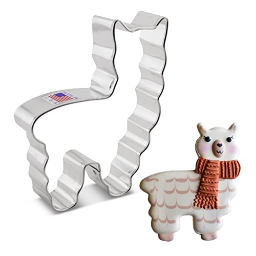 Keksausstecher Niedliches Lama/Alpaka - 10,2 cm - Ausstechformen von Ann Clark USA von Ann Clark Cookie Cutters