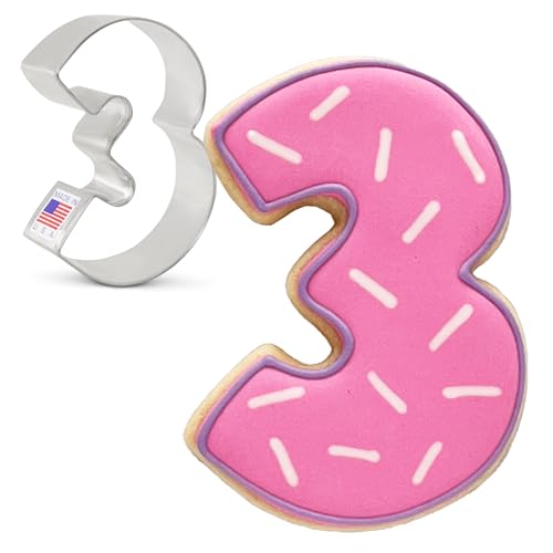 Keksausstecher Nummer Drei, Nr 3-8,3 cm - Ausstechformen von Ann Clark USA von Ann Clark Cookie Cutters