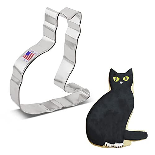 Ann Clark Ausstechform mit gekräuselter Katze, 10,8 cm, hergestellt in den USA Ann Clark Ausstechform mit gekräuselter Katze, 10,8 cm, hergestellt in den USA von Ann Clark Cookie Cutters