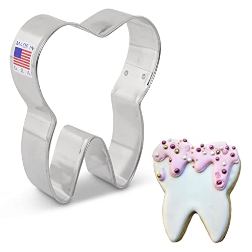 Keksausstecher Zahn - 8,9 cm - Ausstechformen von Ann Clark von Ann Clark Cookie Cutters