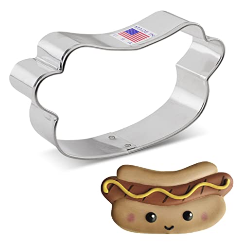 Ann Clark Cookie Cutters Hot Dog Ausstechform von Flour Box Bakery, 10,2 cm von Ann Clark Cookie Cutters
