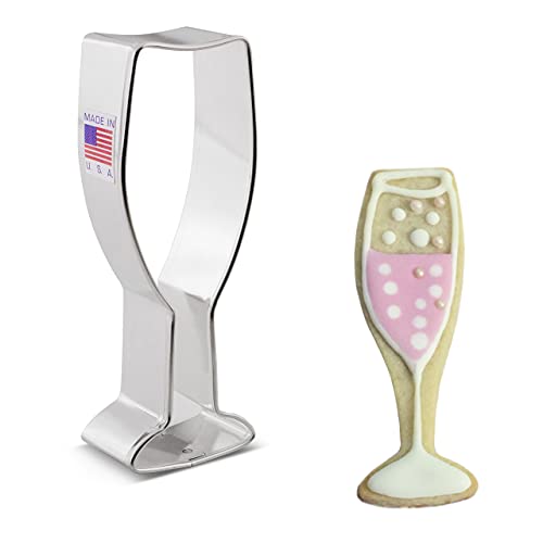 Keksausstecher Champagnerglas - 10,8 cm - Ausstechformen von Ann Clark USA von Ann Clark Cookie Cutters