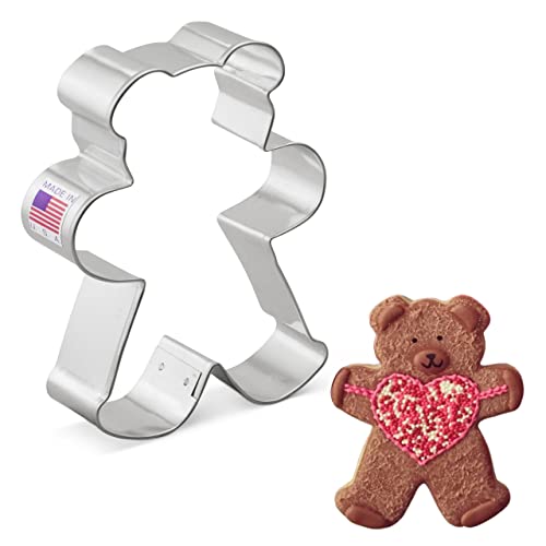 Keksausstecher Bär - 10,8 cm - Teddybär Ausstechformen von Ann Clark USA von Ann Clark Cookie Cutters