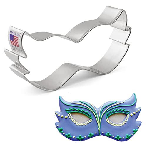 Keksausstecher Maske, für Karneval, Fasching - 11,4 cm - Ausstechformen von Ann Clark USA von Ann Clark Cookie Cutters