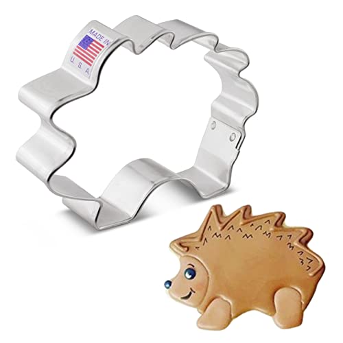 Ausstechform Igel 9,53 cm US verzinnter Stahl von Ann Clark von Ann Clark Cookie Cutters