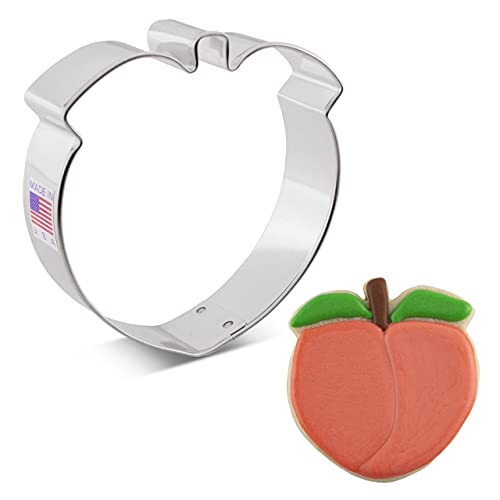 Ausstechform Pfirsich, 8,3 cm, Obst-Ausstechform von Ann Clark von Ann Clark Cookie Cutters