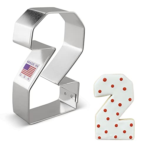 Keksausstecher Groß Nummer 2 Nr 2-10,8 cm - Ausstechformen von Ann Clark USA Keksausstecher Groß Nummer 2 Nr 2-10,8 cm - Ausstechformen von Ann Clark USA von Ann Clark Cookie Cutters