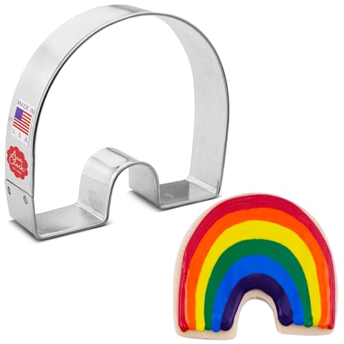 Ann Clark Ausstechform mit Regenbogenbogen, 10,2 cm, Ausstechformen von Ann Clark USA Ann Clark Ausstechform mit Regenbogenbogen, 10,2 cm, Ausstechformen von Ann Clark USA von Ann Clark Cookie Cutters