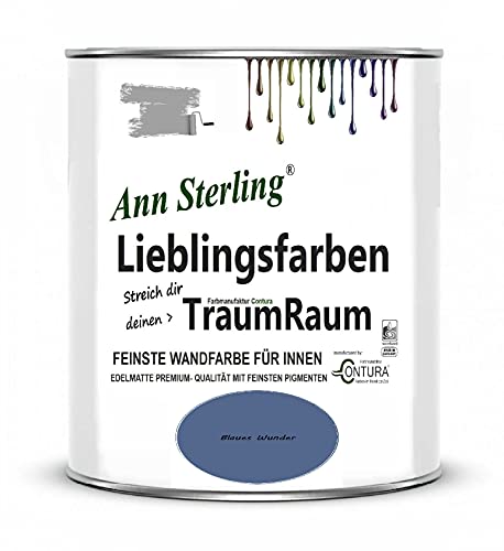 Ann Sterling Wandfarbe Innenraumfarbe Lieblingsfarben Color Farbe Innenfarbe Deckenfarbe (Blaues Wunder) von Ann Sterling