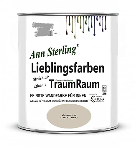 Ann Sterling Wandfarbe Innenraumfarbe Lieblingsfarben Color Farbe Innenfarbe Deckenfarbe (Cappucino) von Ann Sterling