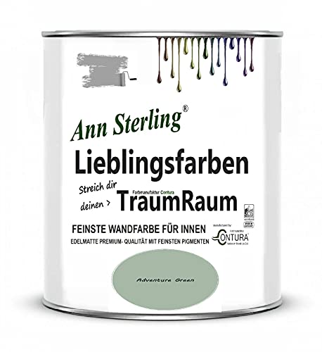 Ann Sterling Wandfarbe Innenraumfarbe Lieblingsfarben Color Farbe Innenfarbe Deckenfarbe (Adventure Green) von Ann Sterling