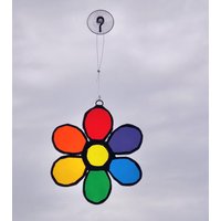 Buntglas Blume. 10 X cm/ 4 " von AnnaFindlay