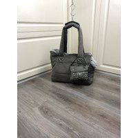 Grau Und Gepard Hundetasche Tragetasche Für Kleine Welpentasche Warme Hundetragetasche Winter von AnnaHappydog