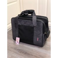 Hunde Grau Designer Hundetragetasche Für Kleine Welpe Tasche Geburtstag Baumwolle Hundebett Personalisiert Hundetrage von AnnaHappydog