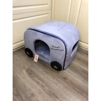 Lavendel Bett Für Wohnwagen Personalisiertes Minky Fell Haustier von AnnaHappydog