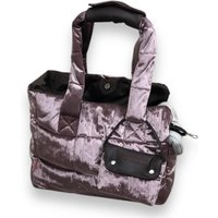 S Size Graue Designer Hundetrage Aus Samt Für Kleine Hunde Oder Welpen von AnnaHappydog