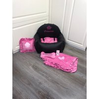 Schwarz-Rosa Personalisierte Hundesitze Designer Luxus Hundebett Für Unterwegs Personalisierte Autositze Hund von AnnaHappydog