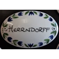 Türschild -Xs - 120 X 90 Mm " Blaue Tulpe Und Andere Dekore Türschild -Xs - 120 X 90 Mm " Blaue Tulpe Und Andere Dekore von AnnaHenkelALMATU