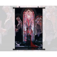 Anime Scroll Painting Baldur's Gate 3 Astarion Wall Art Hanging Poster Home Decor Anime Scroll Painting Baldur's Gate 3 Astarion Wall Art Hanging Poster Home Decor von AnnaPadStudio