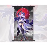 Anime Scroll Painting Honkai Star Rail Acheron Wall Art Hanging Poster Home Decor von AnnaPadStudio