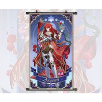 Anime Scroll Painting Honkai Star Rail Argenti Wall Art Hanging Poster Home Decor von AnnaPadStudio