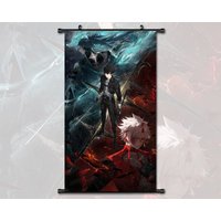 Anime Scroll Painting Wuthering Waves Jiyan Male Rover Scar Wall Art Hanging Poster Home Decor von AnnaPadStudio
