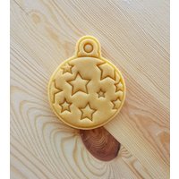 Süßer Ausstecher, Weihnachtskugel, Sterne, Keksausstecher von Annacookiecutter