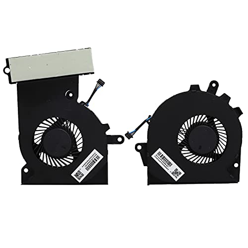 2pcs 4pin CPU Lüfter Passend für Omen 15‑ce/17‑an, CPU-Lüfter, Lüfter für Computergehäusekühler, Einfach zu Ersetzen, Schnelle Installation. von Annadue
