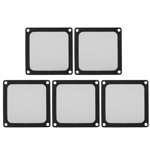Annadue 5 Stück 80 Mm X 80 Mm Computergehäuse Lüfter Staubfilter, PC Netzfilter Abdeckungsgitter mit Magnetischem Rahmen, Schwarz Annadue 5 Stück 80 Mm X 80 Mm Computergehäuse Lüfter Staubfilter, PC Netzfilter Abdeckungsgitter mit Magnetischem Rahmen, Schwarz von Annadue