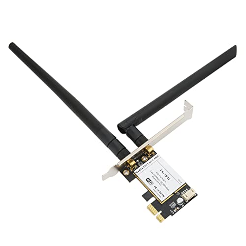 AR5B22 PCIe WLAN Karte, 2,4 G/5 G Dualband Bluetooth 4.0 Wireless Netzwerkkarte mit Antenne, 802.11a/b/g/n Wireless Adapter für Desktop Computer, Plug and Play von Annadue