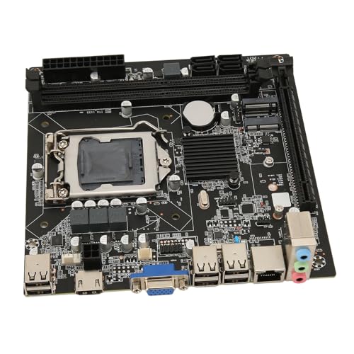 Annadue Desktop Motherboard mit ITX Struktur mit Dual Channel DDR3, HD Ausgang, Mehrphasiger Stromversorgung und Umfangreichen Schnittstellen von Annadue