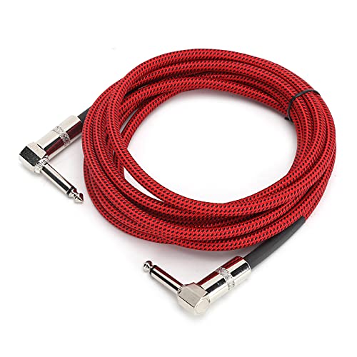 Annadue E -Gitarrenkabel, Audiokabel 1/4in mit PVC Isolierhülsen Sauerstofffreies Kupfer 9,8 Fuß Niedrig Geräuschar (JD6208) von Annadue