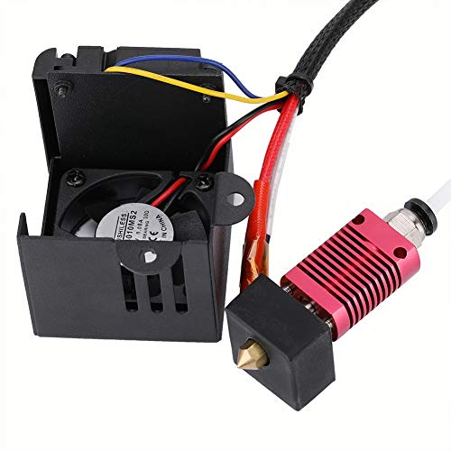 Annadue 3D-Drucker J-Kopf-Hotend-Extruder aus Edelstahl + Sprühdüsen-Kit für CR-10/10S/S4,12V 40 W, Geeignet für 0,2 Mm 0,4 Mm 0,3 Mm 0,5 Mm Mk8-Düse von Annadue