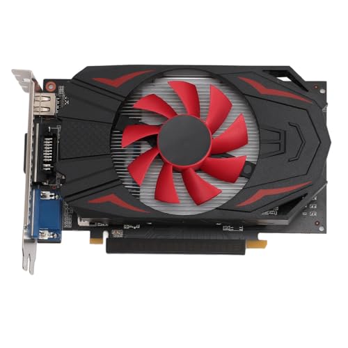 Annadue GTX1050 2 GB DDR5 Gaming Grafikkarte mit Einer Auflösung von 2560 X 1600, mit Lüfter und Kühlmodul mit Voll Solid State Kondensatoren von Annadue