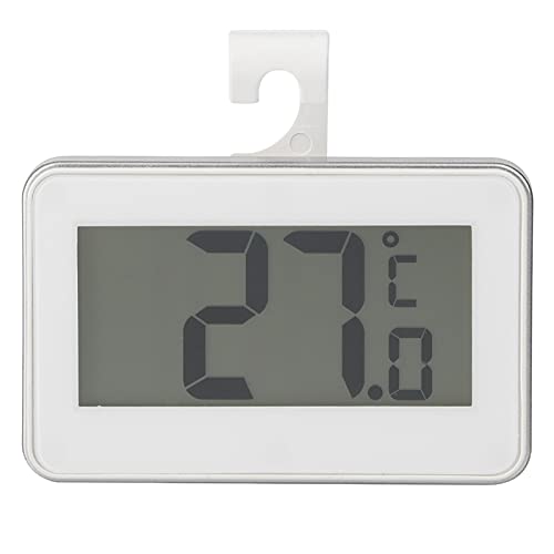 Annadue Hochpräzises Elektronisches Thermometer, Kompakt, Leicht und Tragbar, Magnet und Haken, Umschaltbare ℃ und ℉ (White) von Annadue