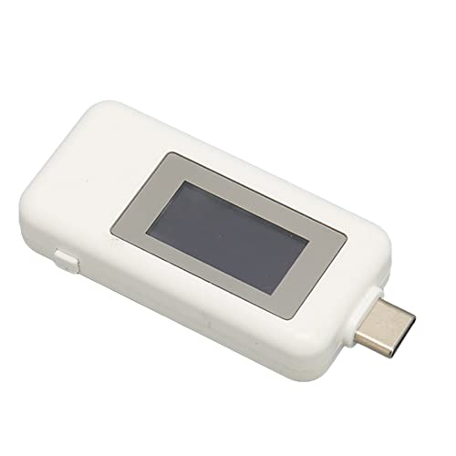 Annadue KWS 1902C Typ C USB Tester USB Leistungsmesser, USB C Spannungstester Multimeter 0 5.1A 4 30V Amperemeter Tester, Farbdisplay USB C Ladegerät Tester. (Weiss) von Annadue