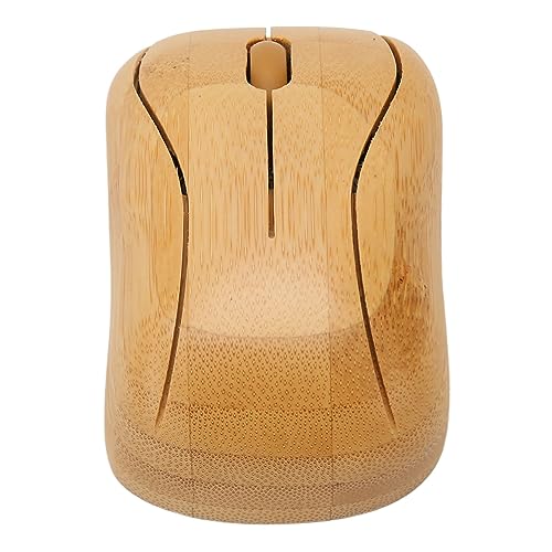Annadue Kabellose Maus, Kreative Bambus Holz 2,4G Kabellose Maus Geräuscharme Computermaus mit USB Empfänger für Notebook, PC, Laptop, Computer, Unterstützt OTG Funktion Annadue Kabellose Maus, Kreative Bambus Holz 2,4G Kabellose Maus Geräuscharme Computermaus mit USB Empfänger für Notebook, PC, Laptop, Computer, Unterstützt OTG Funktion von Annadue