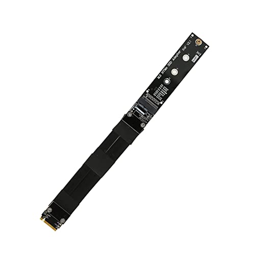 Annadue M.2 NVMe SSD Verlängerungskabel Extender PCIe3.0 X4 Full Speed ​​32G/BPS, R44SF M.2 zu PCIE 3.0 X4 32G/BPS M Key Extender für Windows XP/Vista 32/64/7/8/10/11, Linux (15cm) von Annadue