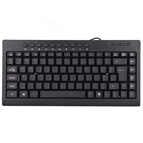 Annadue -USB-Tastatur 95 Tasten Exquisite Verarbeitung Plug-and-Play Touch-Komfort Universell für Home-Office-Desktop-Computer-Laptop (Reines Englisch) von Annadue