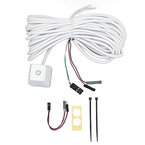 Annadue PC Netzschalter, Computer Power Desktop Boot Schalter, Mechanischer Schlüsselschalter, Externes Computer Boot Verlängerungskabel für Desktop Office Gaming, Plug and Play. (Grünes Annadue PC Netzschalter, Computer Power Desktop Boot Schalter, Mechanischer Schlüsselschalter, Externes Computer Boot Verlängerungskabel für Desktop Office Gaming, Plug and Play. (Grünes von Annadue
