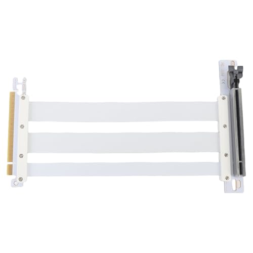 Annadue PCIe 4.0 Riser Kabel, PCI E 4.0 X16 GPU Grafikkartenverlängerungskabel, PCIe 4.0 X16 Hochgeschwindigkeit Flexibler Extender Kartenverlängerungsanschluss 90 ° Adapter (10 cm) von Annadue