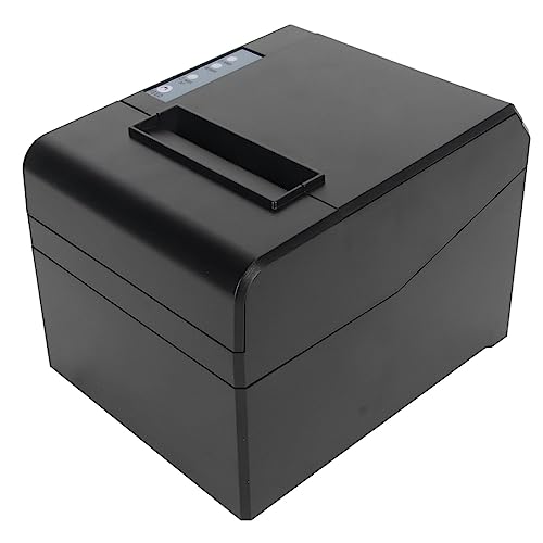 Annadue POS Drucker, 80 mm USB Thermo Belegdrucker, Restaurant Küchendrucker mit Automatischer Schneidevorrichtung, USB LAN Schnittstelle ESC POS Command für Windows (EU-Stecker) von Annadue