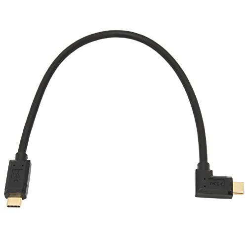 Annadue Schnelllade Verlängerungskabel Typ C Stecker auf Stecker, 10 Gbit/s Datenübertragung, 0,3 M USB 3.1 Vergoldet, Starke Entstörung, Signalstabilität von Annadue